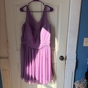 David's Bridal Lilac Sleeveless Dress